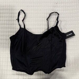 Steve Madden Black Sleeveless Top